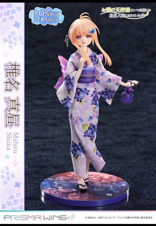 正版授權 Prisma Wing 1/7 關於我在無意間被隔壁的天使變成廢柴這件事 椎名真晝 