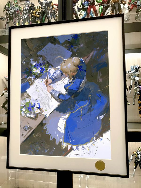 星空 《契約之花》阿爾託莉雅saber吾王亞瑟王Fate/stay night裝飾畫 