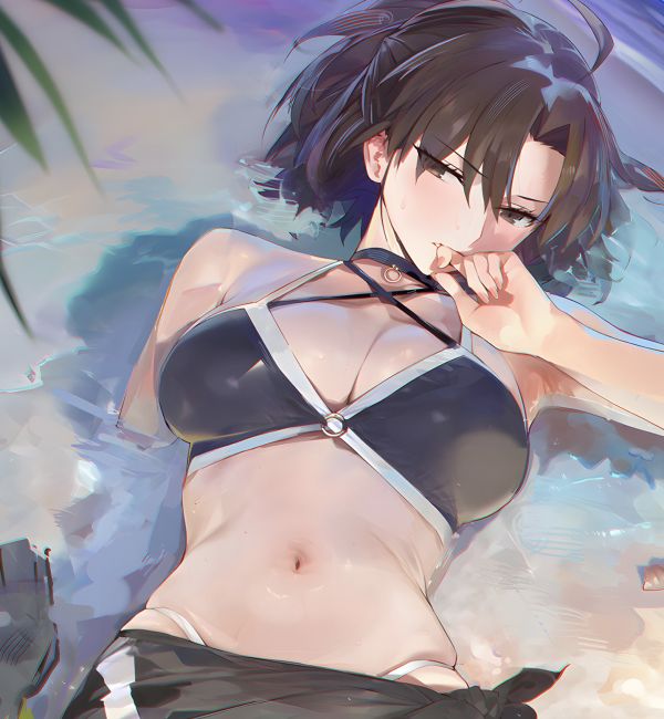 H2工作室 《泳裝兩儀式》FGO玉兔空之境界裝飾畫 