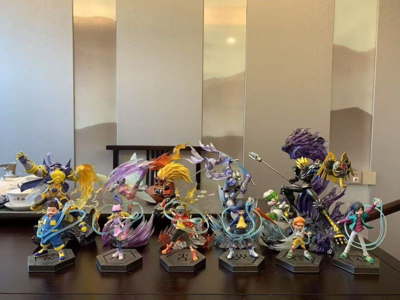 【工作室現貨】殭屍車工作室 私域定製 數碼寶貝04 無限地帶 主角團小人 