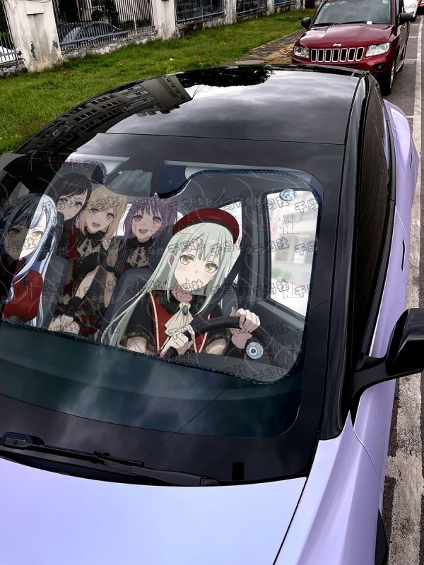 千鳥社 《汽車前擋遮陽-Ave Mujica全員》BanG Dream 