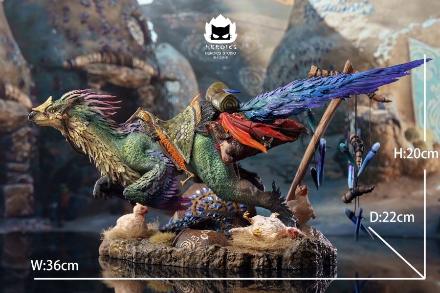 Heroics貓火工作室 怪物獵人荒野鷺鷹龍 
