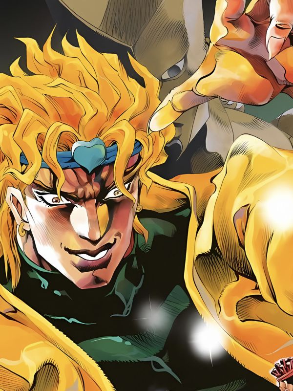 星空《迪奧·布蘭度》JOJO的奇妙冒險世界石鬼面裝飾畫 