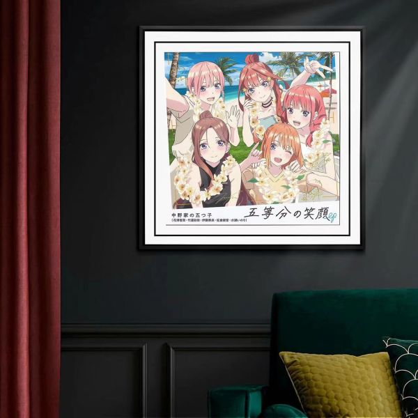 千鳥社 《五等分的笑顏》五等分的花嫁午睡毯地毯裝飾畫 