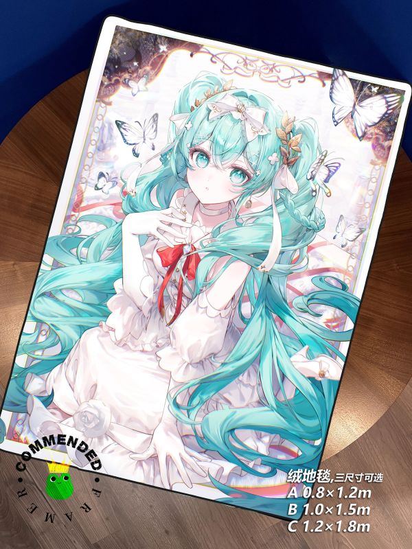 皇呱《少女初音》初音未來18週年甜美少女裝飾畫 