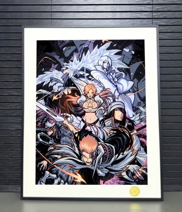 H2工作室 《死神》BLEACH黑崎一護井上織姬露琪亞朽木白哉友哈巴赫裝飾畫 
