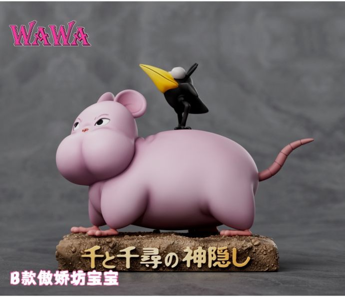 wawa工作室 宮崎駿桌面小擺件系類 睡眠/傲嬌坊寶寶 