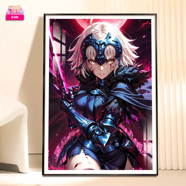 阿喵畫社 背水一戰 黑貞 裝飾畫 