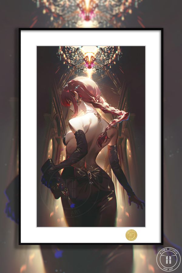 H2工作室《女王瑪奇瑪》電鋸人鏈鋸人支配惡魔裝飾畫 