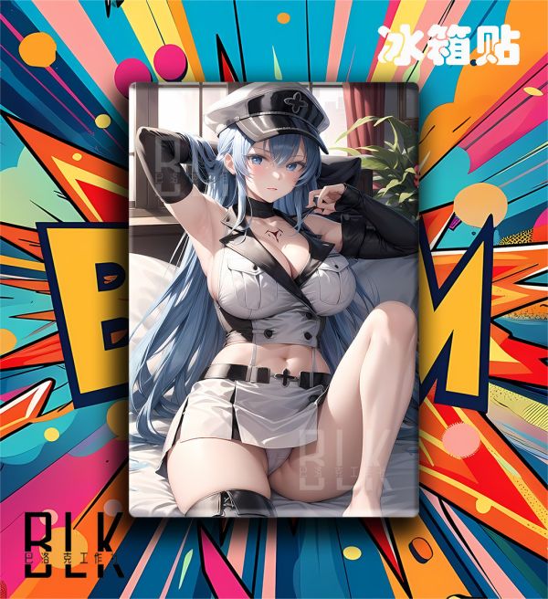 巴洛克 《艾斯德斯》斬！赤紅之瞳Esdese將軍裝飾畫 