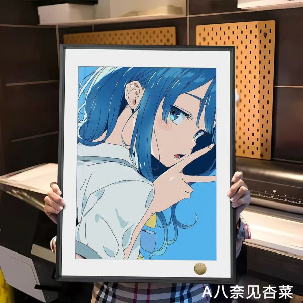 皇呱工作室 《敗犬女主單人照》八奈見杏菜燒鹽檸檬小鞠知花裝飾畫 