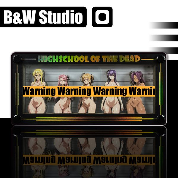 黑白畫映 B&W Studio HIGHSCHOOL OF THE DEAD 桌面裝飾卡磚 