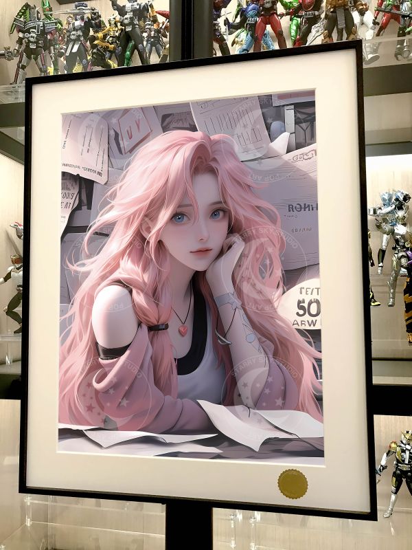 星空工作室 《港風薩勒芬妮》星籟歌姬英雄聯盟lol小薩裝飾畫 