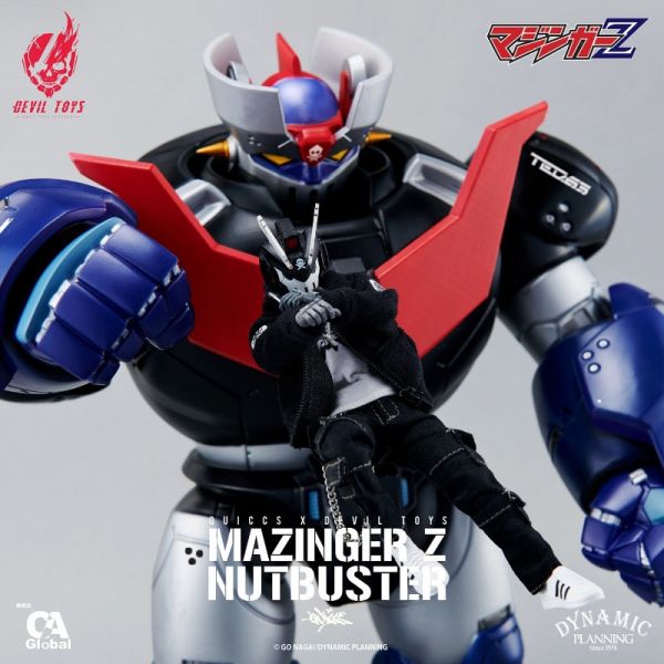 正版授權 Devil Toys×Quiccs 32cm 無敵鐵金剛 破核者 Mazinger Z Nutbuster 