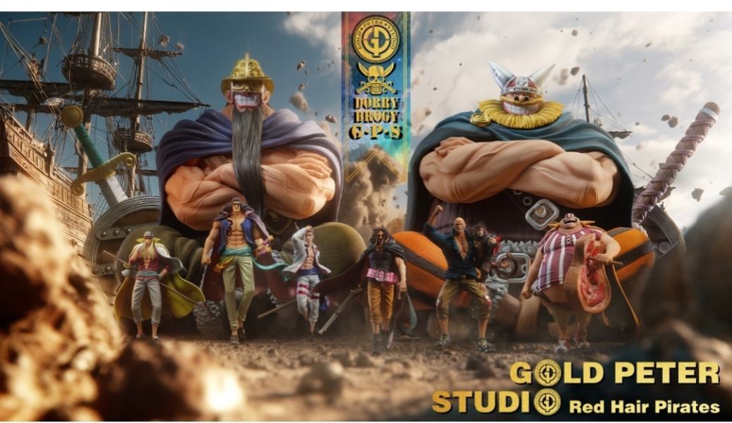 GP（GOLD PETER） 四皇團紅髮海賊團第七款&第八款-青鬼東利&紅鬼布洛基 