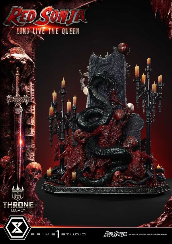正版授權 Prime 1 Statue 1/3 傳世王座 女王神劍 紅髮索尼婭 女王萬歲 
