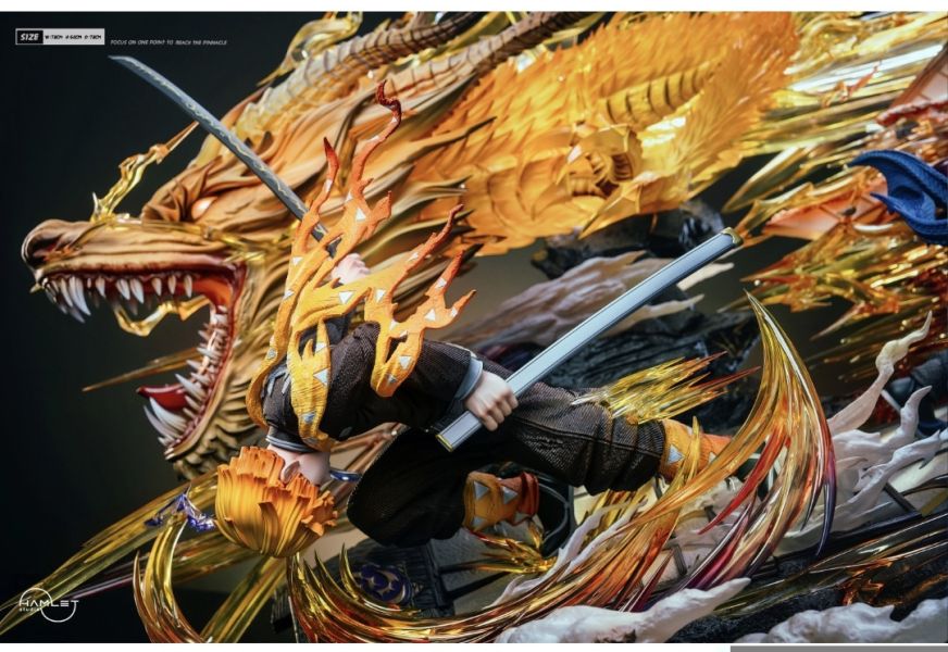 Hamlet工作室 鬼滅 火雷神 限量雕像 