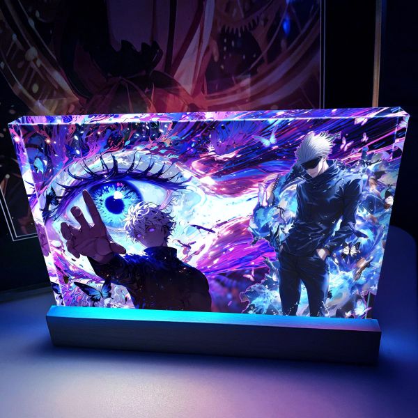 阿喵畫社 術式反轉 五條悟發光卡磚 