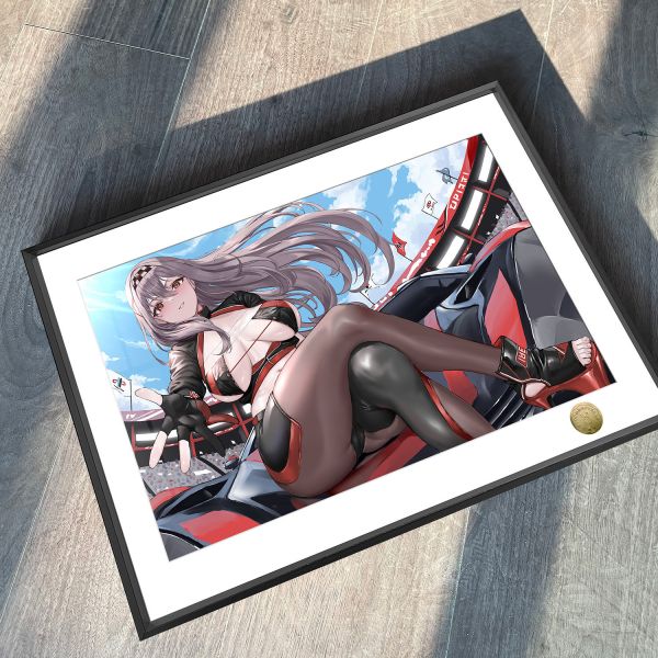 皇呱《車模紅蓮：暗影》勝利女神：妮姬裝飾畫 