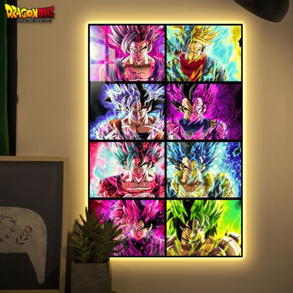 阿喵畫社 龍珠八宮格燈帶畫 