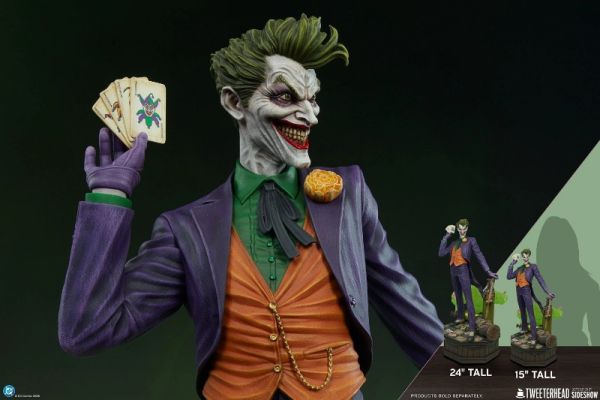 正版授權 Sideshow×Tweeterhead 61cm DC反派 The Joker 小丑 