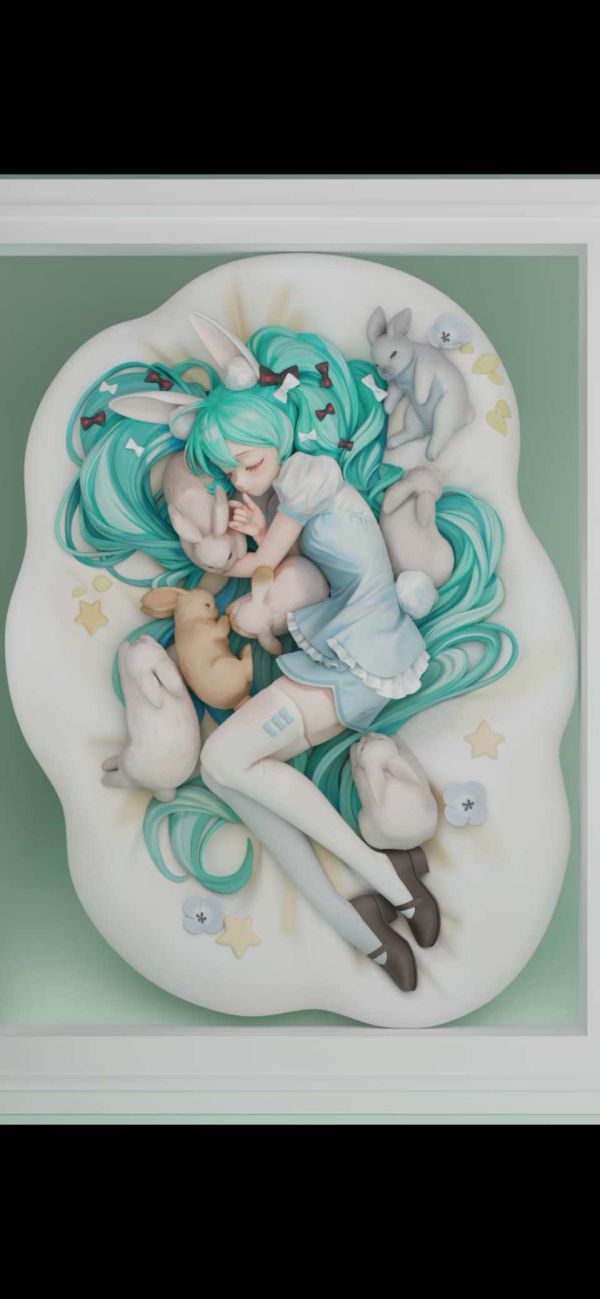 亮鏟塗裝工作室 WF2025 眠兔初音 