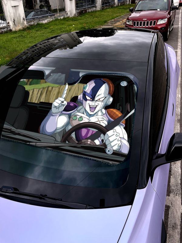 千鳥社《汽車前擋遮陽-弗利沙》龍珠弗利沙宇宙帝王 