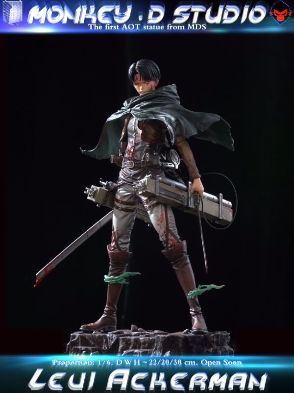漫奇工作室 1/6 AOT李維兵長 