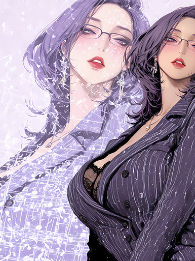 巴洛克《紫色金美庭》美麗新世界金組長裝飾畫冰箱貼 