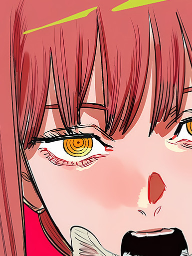 巴洛克《貓咪瑪奇瑪》鏈鋸人蕾塞篇裝飾畫冰箱貼 