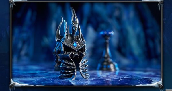 正版授權 Blizzard暴雪 魔獸世界 統御之盔 金屬復刻桌面擺件 