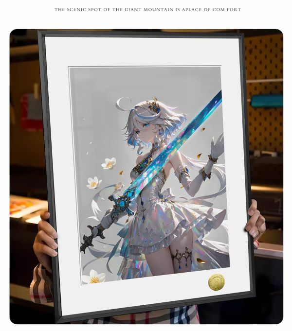 皇呱 《芙寧娜》原神水神楓丹塵世七執政裝飾畫 