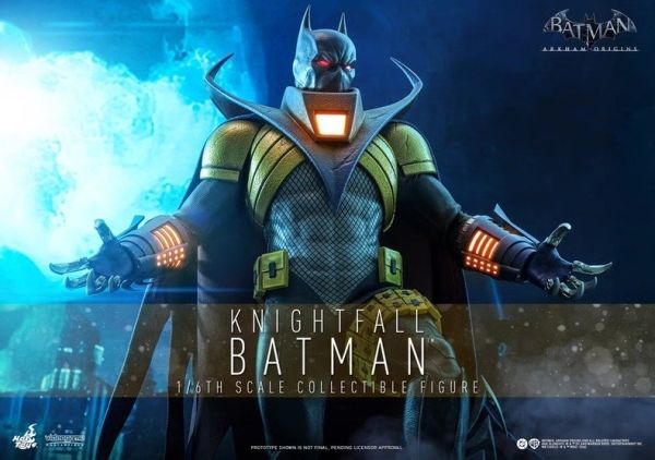 正版授權 HOTTOYS HT 1/6 VGM74《蝙蝠俠：阿卡姆起源》 騎士隕落蝙蝠俠 可動 
