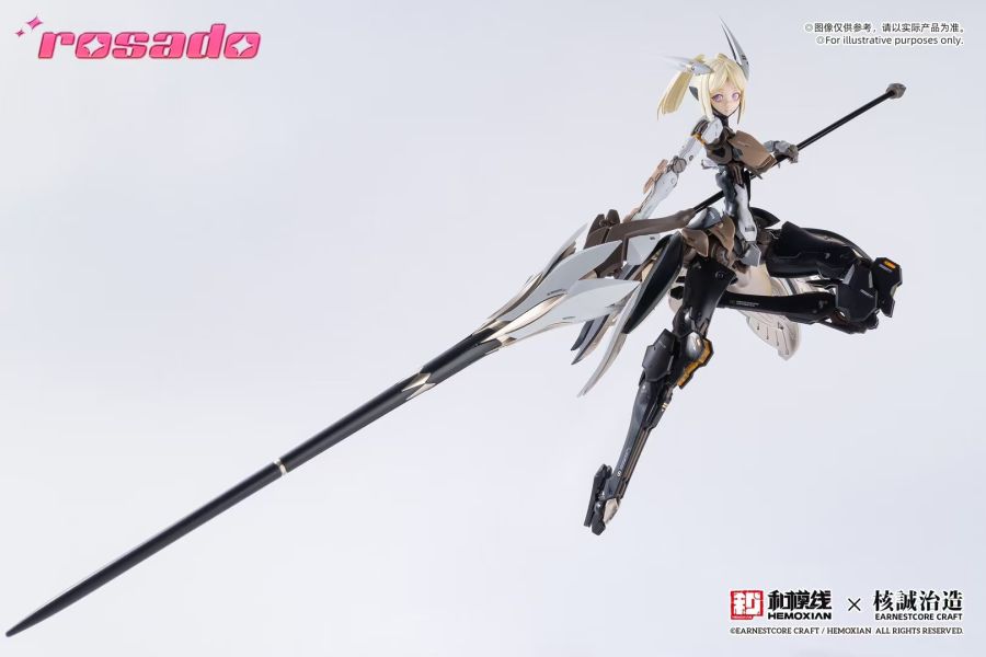 核誠治造×和模線蘿莎計劃ROSADO RS-03 星花 百合MK31/10 拼裝機娘模型 