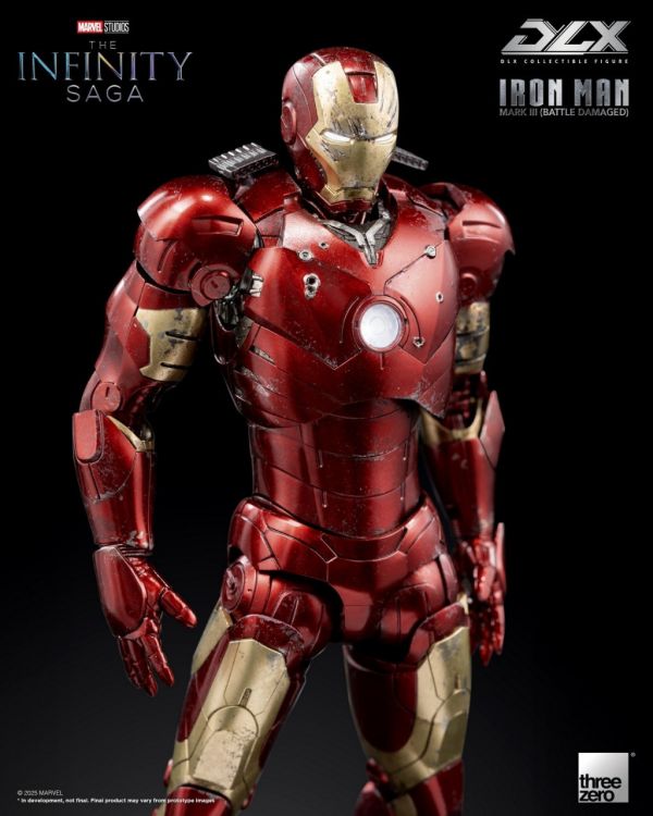 正版授權 Threezero DLX 鋼鐵俠Mark 3 戰損版 