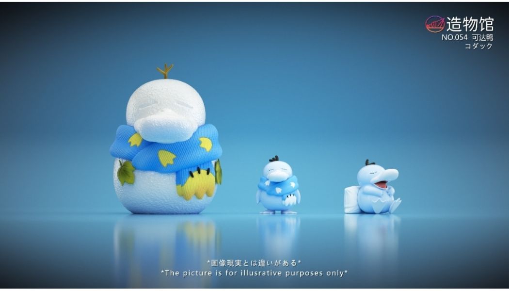 造物館 雪人可達鴨&可達鴨 