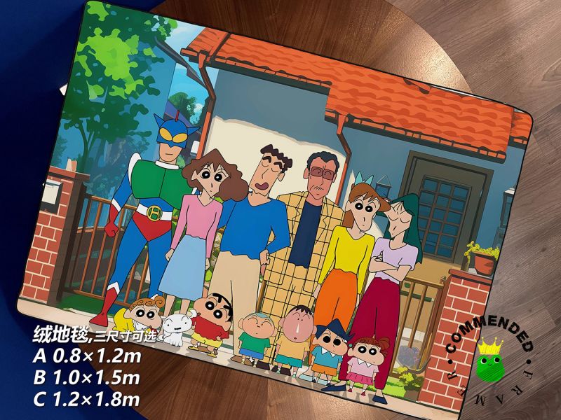 皇呱《蠟筆小新全家福》雙葉幼稚園動感超人大合照裝飾畫 