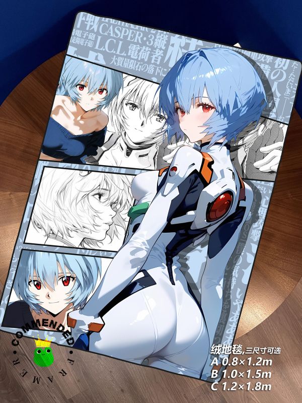 皇呱《EVA凌波麗單人》新世紀福音戰士裝飾畫 