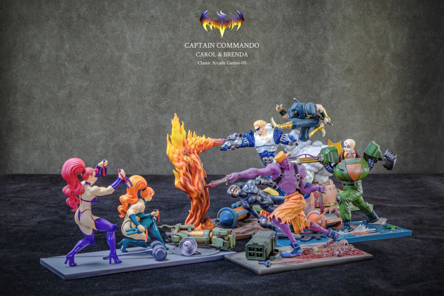Toys Evolution 經典街機遊戲《名將》收關第五款 電叉女 CAROL&BRENDA 
