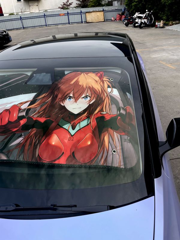 千鳥社 汽車前擋遮陽 明日香/綾波麗 第二彈 