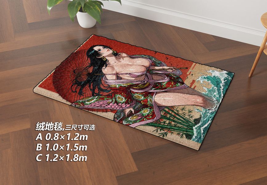 千鳥社 《日式女帝 第二彈》海賊王午睡毯地毯裝飾畫 
