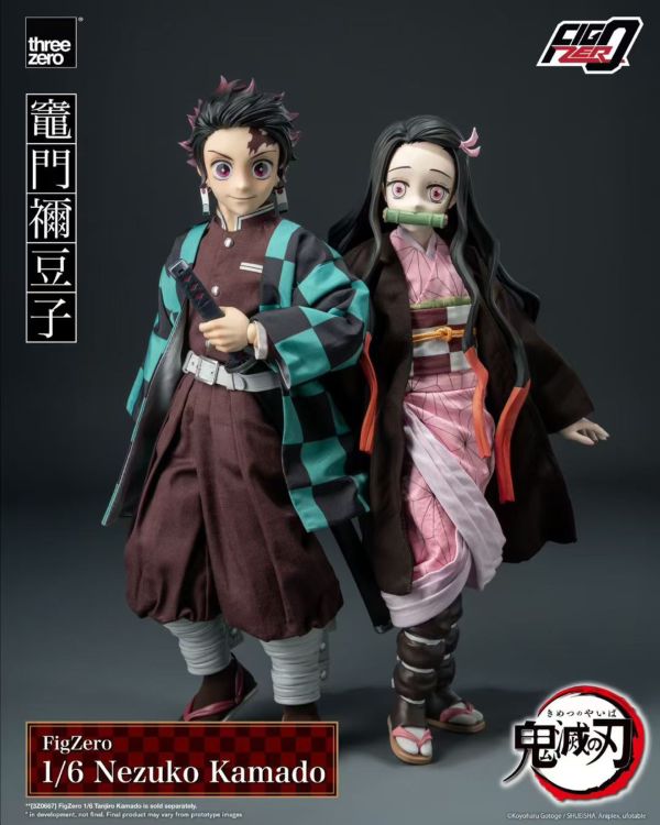 正版授權 Threezero 1/6 鬼滅之刃 FigZero 竈門禰豆子 