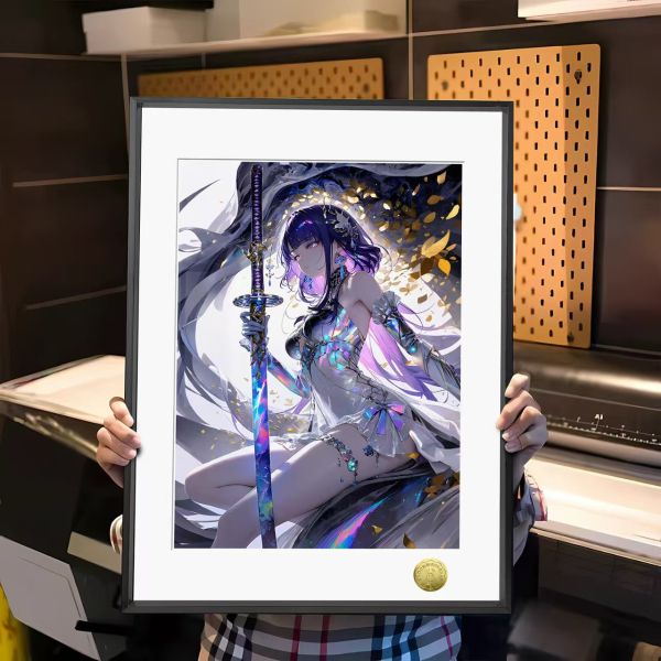 皇呱 《雷電將軍》原神稻妻永恆的守護者裝飾畫 