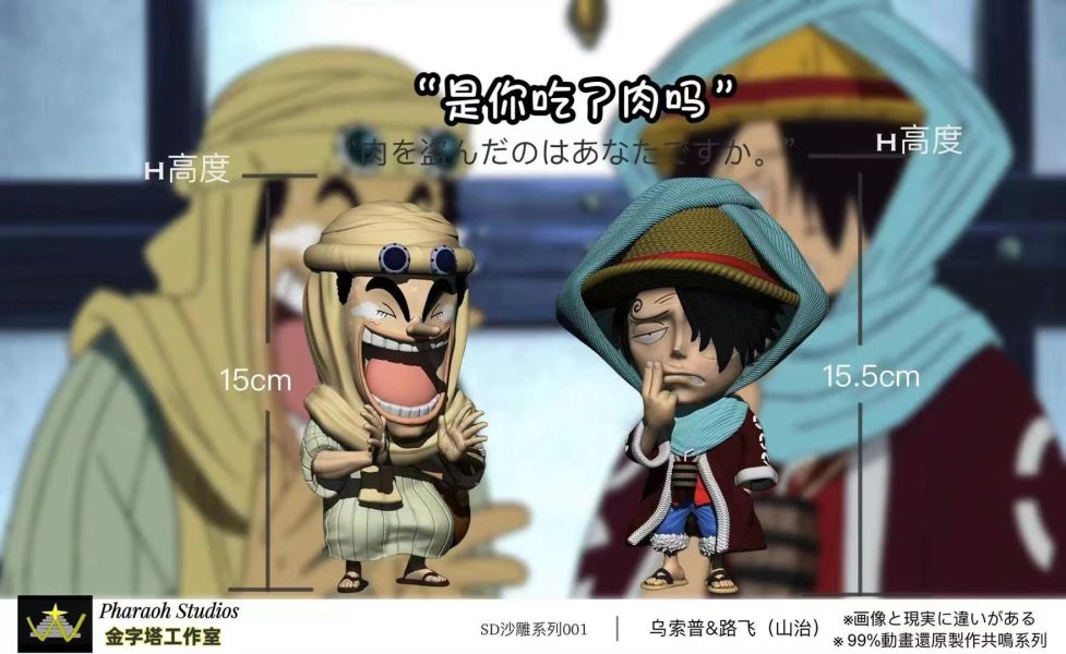 金字塔工作室 Pharaoh Studios 首款SD人物動畫沙雕場景系列 烏索普 魯夫 模仿香吉士 