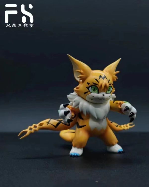 風痕工作室 數碼寶貝 緬因貓獸 