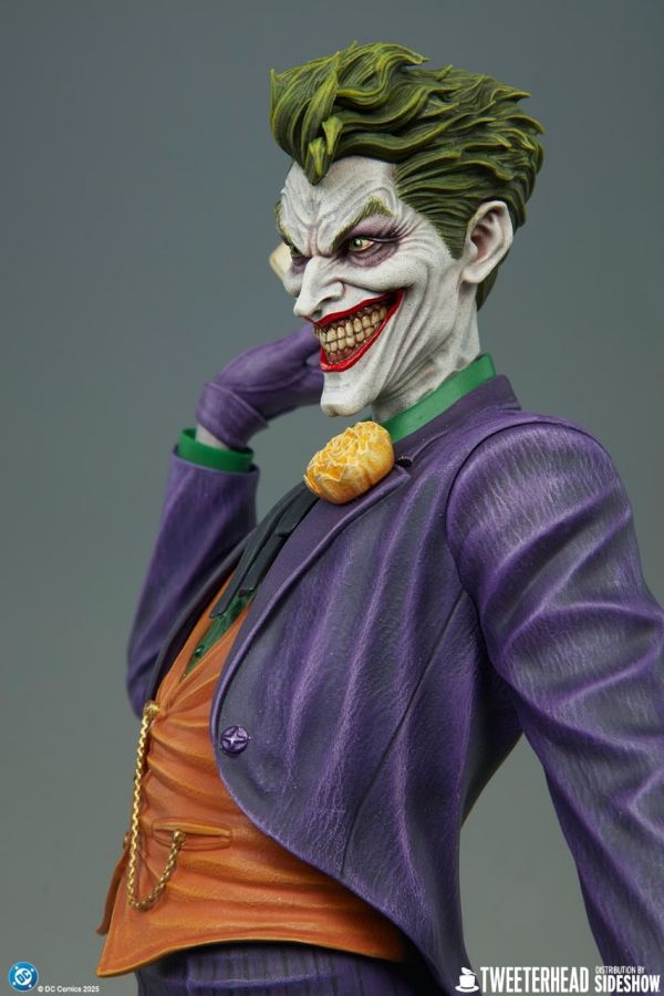 正版授權 Sideshow×Tweeterhead 61cm DC反派 The Joker 小丑 