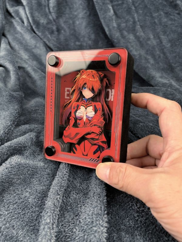 萌萌匠 EVA新世紀福音戰士明日香立體卡磚 