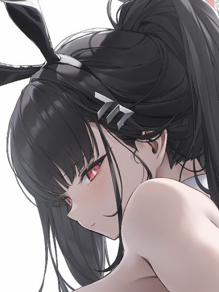 星空 《調月莉音》蔚藍檔案調月莉央老大姐動漫二次元裝飾畫 