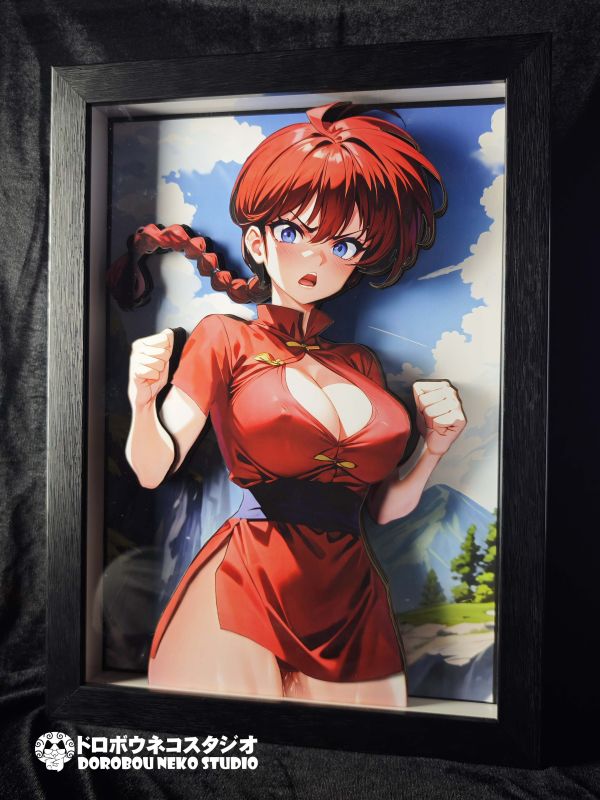 泥棒貓工作室 DSMG-101 早乙女亂馬 立體裝飾畫 