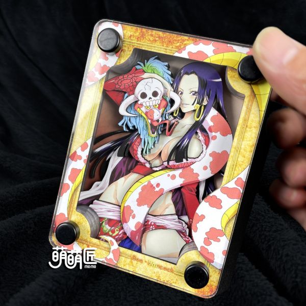 萌萌匠 Onepiece海賊王女帝波雅漢庫克薩羅梅立體亞克力磚擺臺 